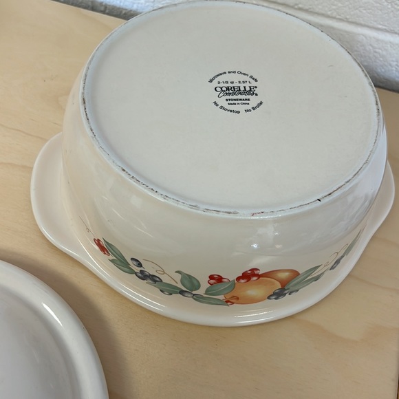 Corelle Kitchen Corelle Stoneware 25 Quart Casserole Dish Microwave